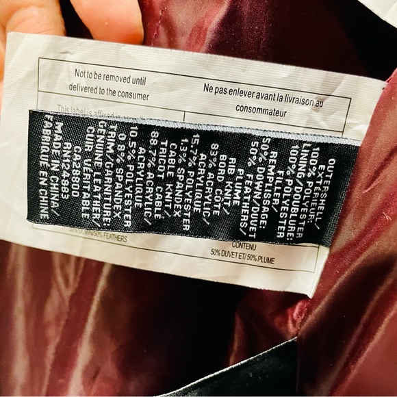 EUC Rudsak Maroon puffer Jacket - Picture 6 of 8